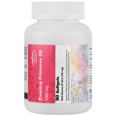 کپسول روغن گل مغربی 1000میلیگرم  کارن - 90 عددی