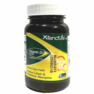 کپسول ویتامین د3 1000 اکستند لایف 60 عددی