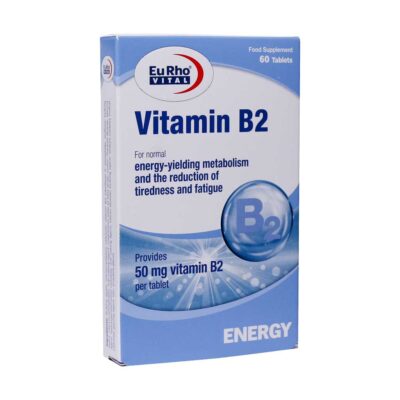 قرص ویتامین B2 50mg یوروویتال - 60 عدد