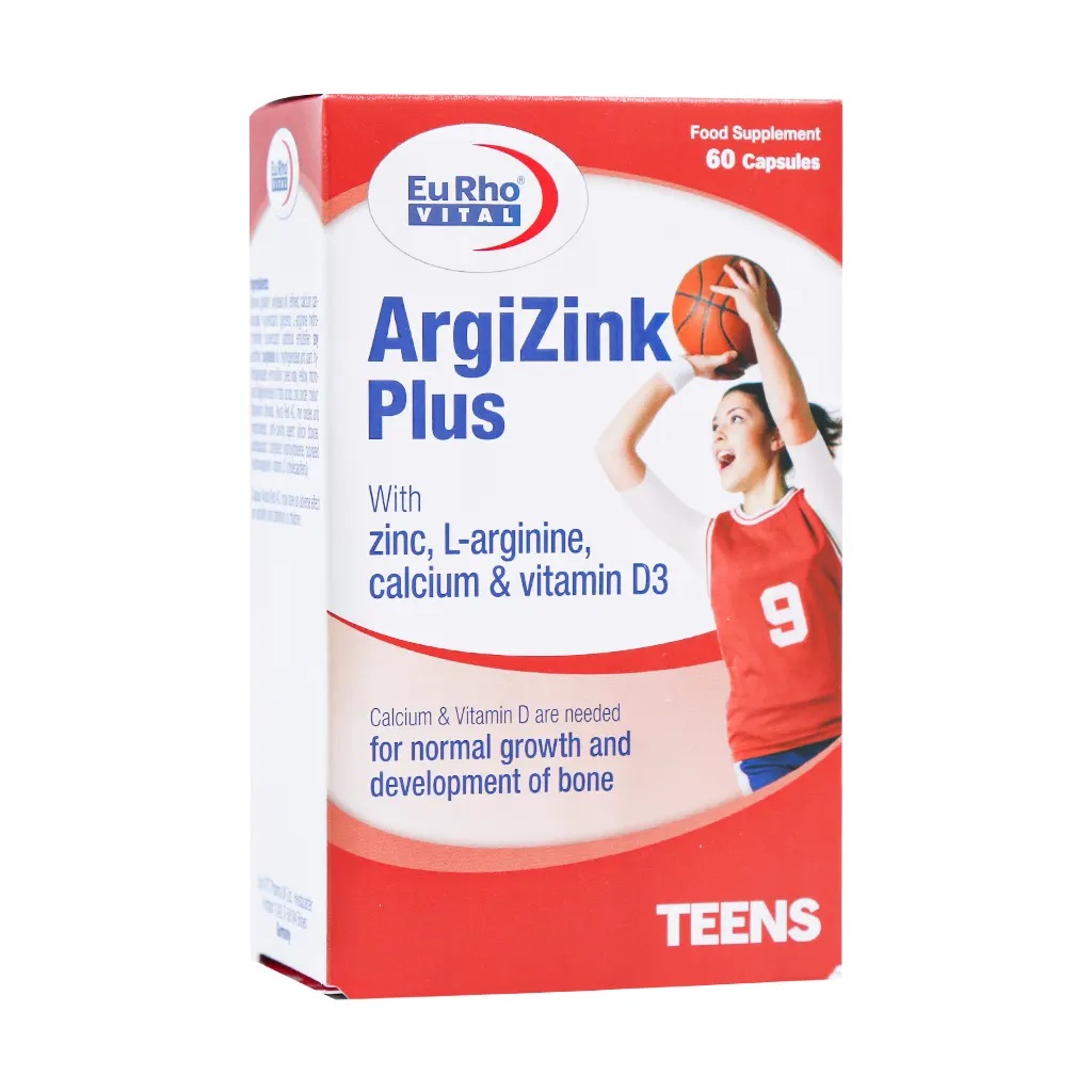 Eurho-Vital-Argizink کپسول آرژی زینک پلاس یوروویتال - 60 عددی - Image 1