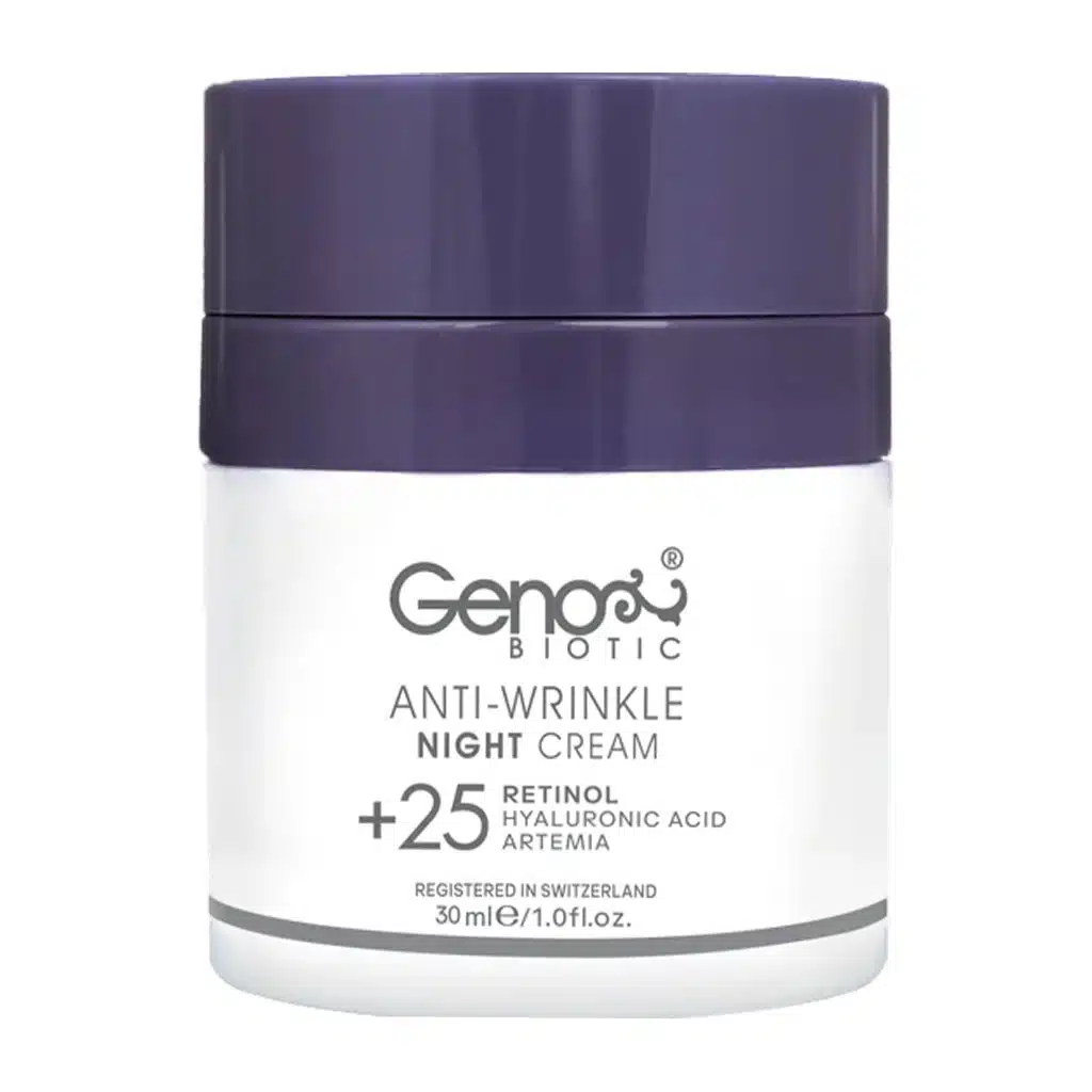 Geno-Biotic-Above-25-Years-Anti-Wrinkle-Night-Cream-30.jpg کرم ضد چروک شب بالای 25 سال ژنوبایوتیک 30 میلی لیتر - Image 1