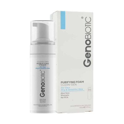 فوم شستشوی صورت پوست خشک ژنوبایوتیک 150 میلی لیتر