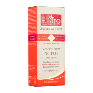 کرم ضد آفتاب فاقد چربی الارو SPF50 فاقد رنگ مناسب پوست چرب و جوش دار ۴۰ میلی لیتر