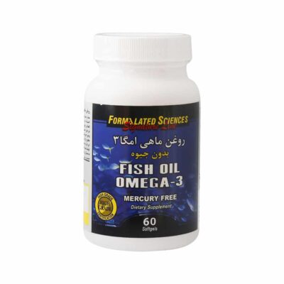 کپسول روغن ماهی امگا 3 فرمولیتد ساینسز بدون جیوه 60 عددی